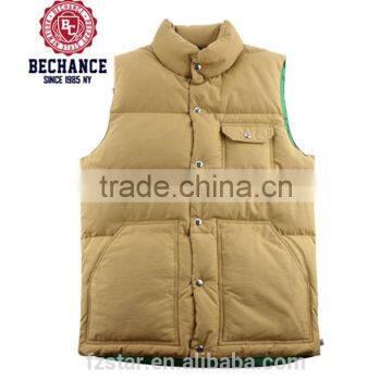 100%nylon 80% Down 20% Feather Men Heated Vest