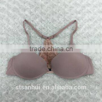 Sexy Women Front Closure Lace Back Bra Panty Set Sexy photo-2