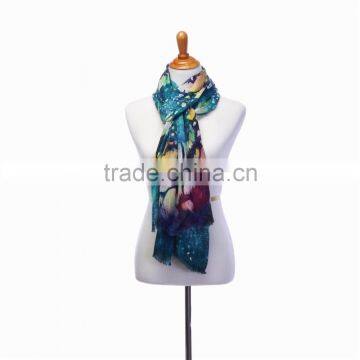 ROYAL PEACOCK SCARF photo-4