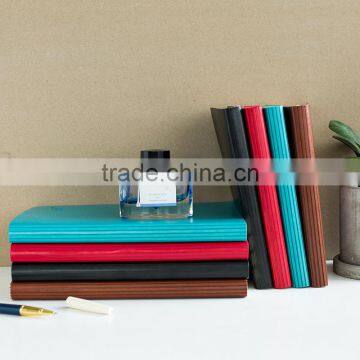 AB/B5 PU Leather Cover Planner Custom Logo Organizer Agenda Paperback Notebook Line Shape photo-4