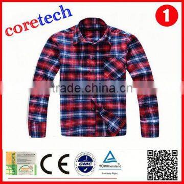 Brushed Breathable New Pattern Check Shirt Factory photo-3