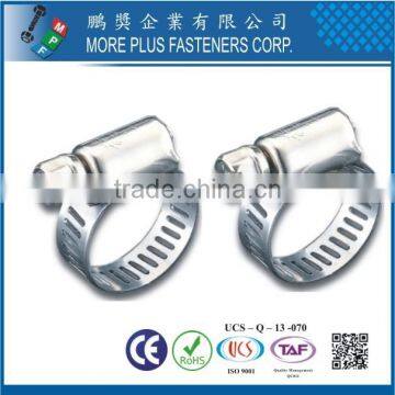 Made in Taiwan Metal Black 1/2 Inch Band Amercian Schlauchklemmen Hose Clamp photo-4