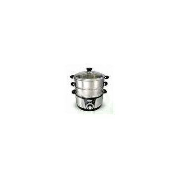 Food Steamer with Two-layer, 60-minute Automatic Timer and 10L Capacity