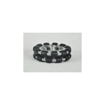 127mm double aluminum robotic wheel
