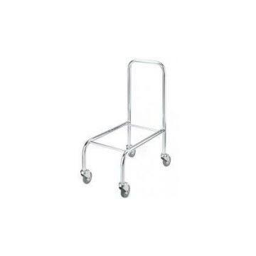Hand Held Shopping Mobile Basket Holder Wheel diameter 75mm swivel