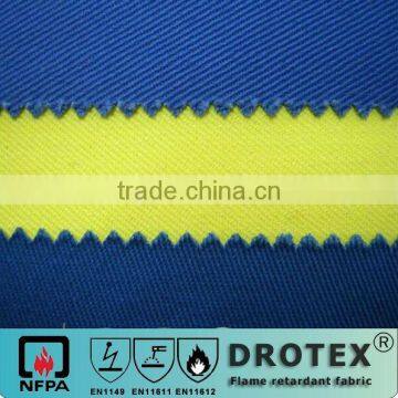EN11611 EN11612 EN1149 AATCC 22 Fire Retardant & Antistatic & Waterproof Fabric 280gsm photo-2