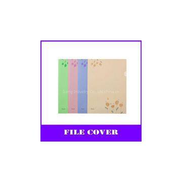 fashion flower color a4 pp file cover