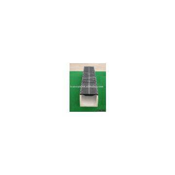 Polymer concrete channels and ductile iron grates