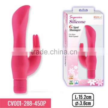 Multi-speed Rabbit Massager Vibrator Sex Toys Odorless 15.8 CM*6 CM