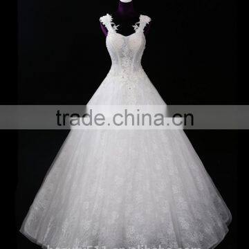 Harness Sexy Mermaid Lace Mermaid Color Wedding Dress Bridal for Bride V-neck Bridal Dress Custom Made Wedding Dress 2017 photo-4