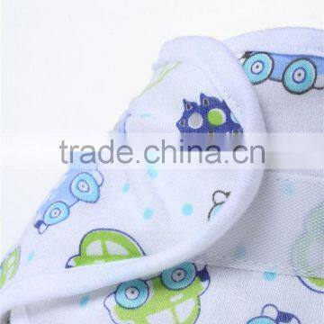 Cute Animal Pattern Printed 100% Cotton Reusable Sleepy Baby Cloth Diaper photo-2