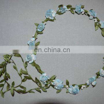 New hot sale pink daisy flower crown headband beautiful flower garland FH2180