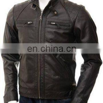 Genuine Leather Jackets for Men with Original YKK Zippers