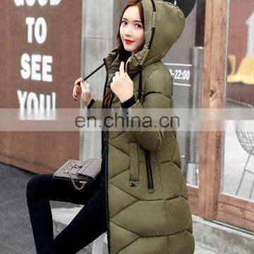 Winter Cotton Women in the Long Section of the Slim Cotton-padded Korean Version of the Down Jacket Students Jacket Fashion Wome