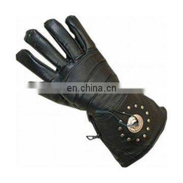 Motorcycle Leather Glove/Motorbike Genuine Full Finger Sports Leather Gloves/Winter Full Finger Motorcycle Glove