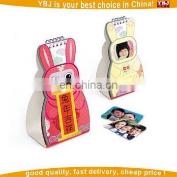 Office Necessary Art Design Paper Spiral Table Top Calendar/ Customize Desk Table Calendar photo-5