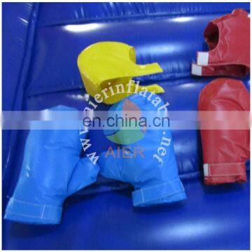 Indoor Playground Equipment Boxing Ring Inflatable Adult Game