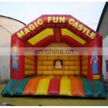 Inflatable bouncer Castle kids game for amusement with customized logos and colours