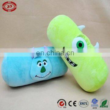 Monster cylinder and single eye pillow plush stuffeed toy