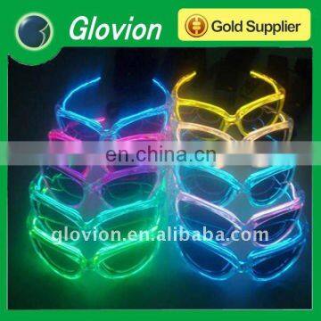 Hot sale fashion optical el flashing glasses
