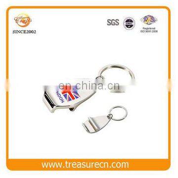 Custom Souvenir Gift Nickel Key Cheap Novelty Bottle Opener Keychains For Sale