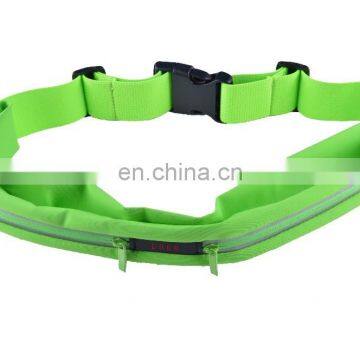 Custom Logo Waterproof Lycra Running Belts Waist Pack With Two Pockets