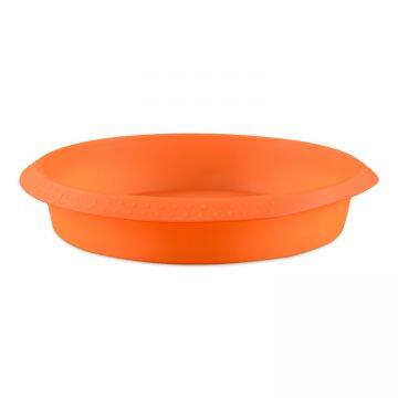 Free Sample Food Grade Heat resistant Nontoxic Silicone Cake Mold Baking Mousse Pudding Mold Tool Round Shape