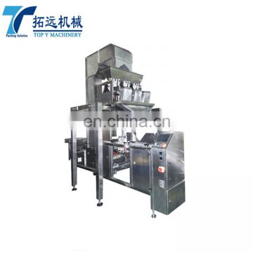 China Factory Automatic Doypack Chocolate Stand up Flat Bottom Pouch Packing Machine