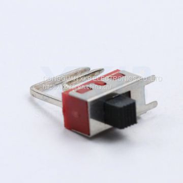 12.7*6.6mm SS-12D28 handle height 4mm high current side plug slide switch