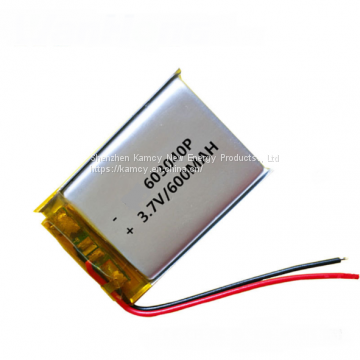 Hot Sale 3.7 V 600Mah 603040 3.7V Rechargeable Lithium Polymer Battery photo-3