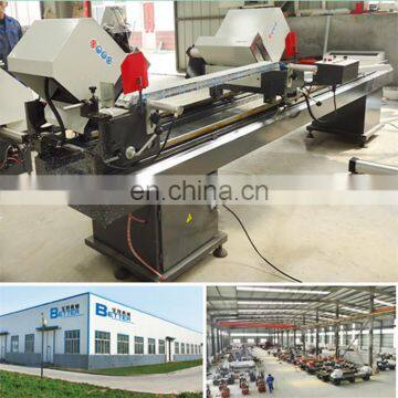 China supplier PVC window double head upvc cutting machinery