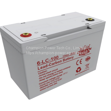 12V100Ah Lead carbon battery for solar energy