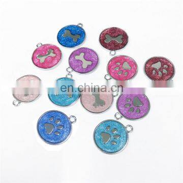 Decorative Dog Collar Accessories Paw Print Charm Dog photo-6
