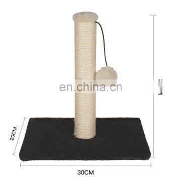 Wholesale Wood Sisal Wooden Parts Pet Products Strong Scratcher Small Pet Cat Tree Post photo-2