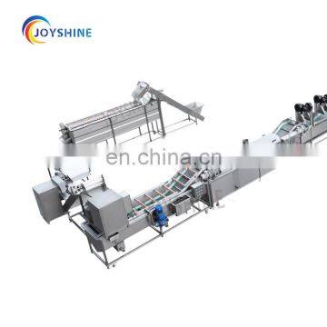 automatic potato chips processing line frozen fries production line for french fries