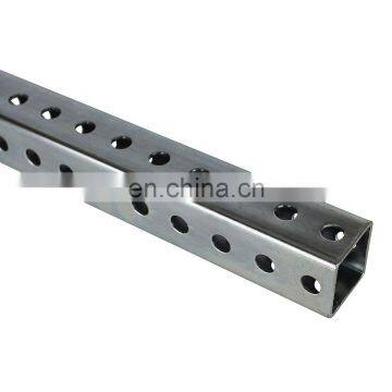 50mm perforated punching steel square tubing metal for power squat rack