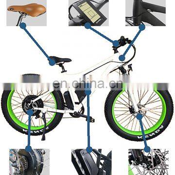 Customizable Electric Long Range Maximum 100KM Mountain Bike With LCD Display 100-240V Smart E-bicycle BEBFR26DM