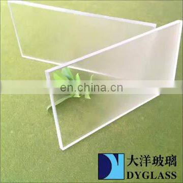 Colored embossed pattern green glass cheap price acid etched tempered glass bulletproof glass