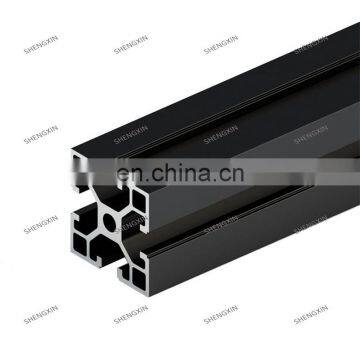 SHENGXIN t slot 4040 extrusion black aluminium profile industrial