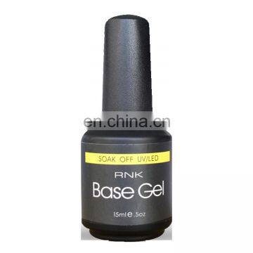 RONIKI OEM ODM Private Label Easy Soak Off Uv Nail Clear Base Coat Gel Polish Strong Adhesion