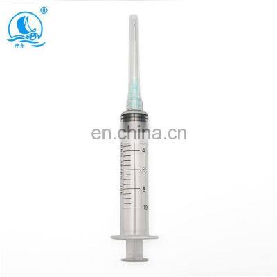 Luer Lock Slip Medical Disposable Syringe with free needle medical plastic disposable syringe