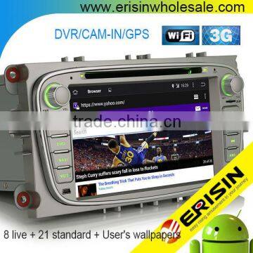 Erisin ES2608F 7" HD Android 4.4.4 Car Audio GPS for C/S-MAX MONDEO GALAXY