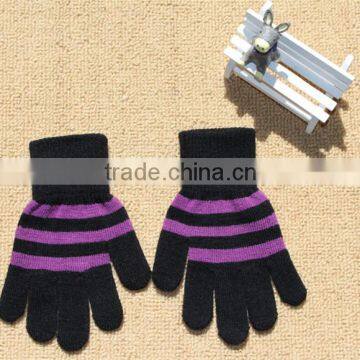 2016 winter fashion girls knitted gloves