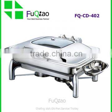 Hot Sale Restaurant & Hotel Supplies Stainless Steel Induction Chafing Dish With Glass Lid photo-5