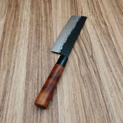 7 Inch 3 Layers Forged High Carbon Stainless Steel Japanese Cleaver Chef Kitchen Knife photo-2
