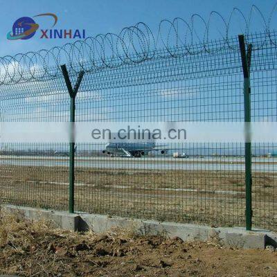 Anti Climb 358 High Security Fence With Alarm System Highway Fence Airport