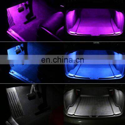 Accessories Parts Interior Rgb Lightwarning Car Door Lights Ambient Light Lamp Footlights For Tesla Model Y 3