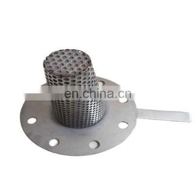 cone shape cage shape stainless steel metal perforated  conical filter strainer temporary filter mesh strainer