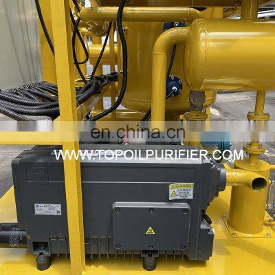 High Vacuum Oil Purification Transformer Oil Regeneration Plant photo-5