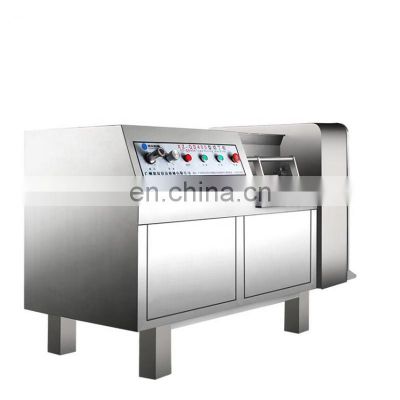 Factory price supply fresh beef dicing dicer / frozen meat block cube cutting machine for chicken